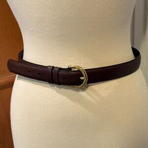 Ex Cond! Dark Brown COACH Belt Model 8400 Size MEDIUM